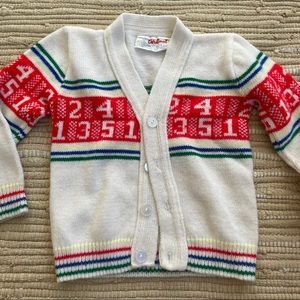 Vintage knit toddler sweater
